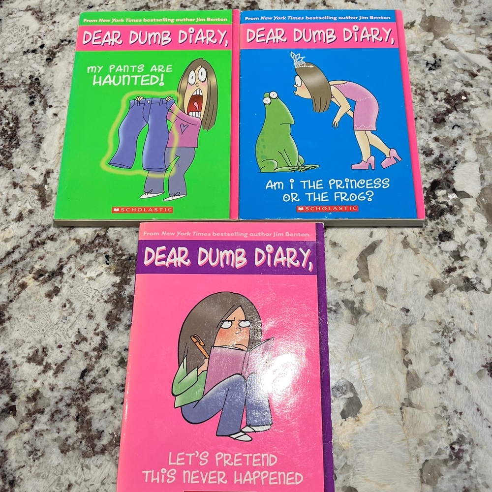 Scholastic Dear Dumb Diary Colorful Book Trio